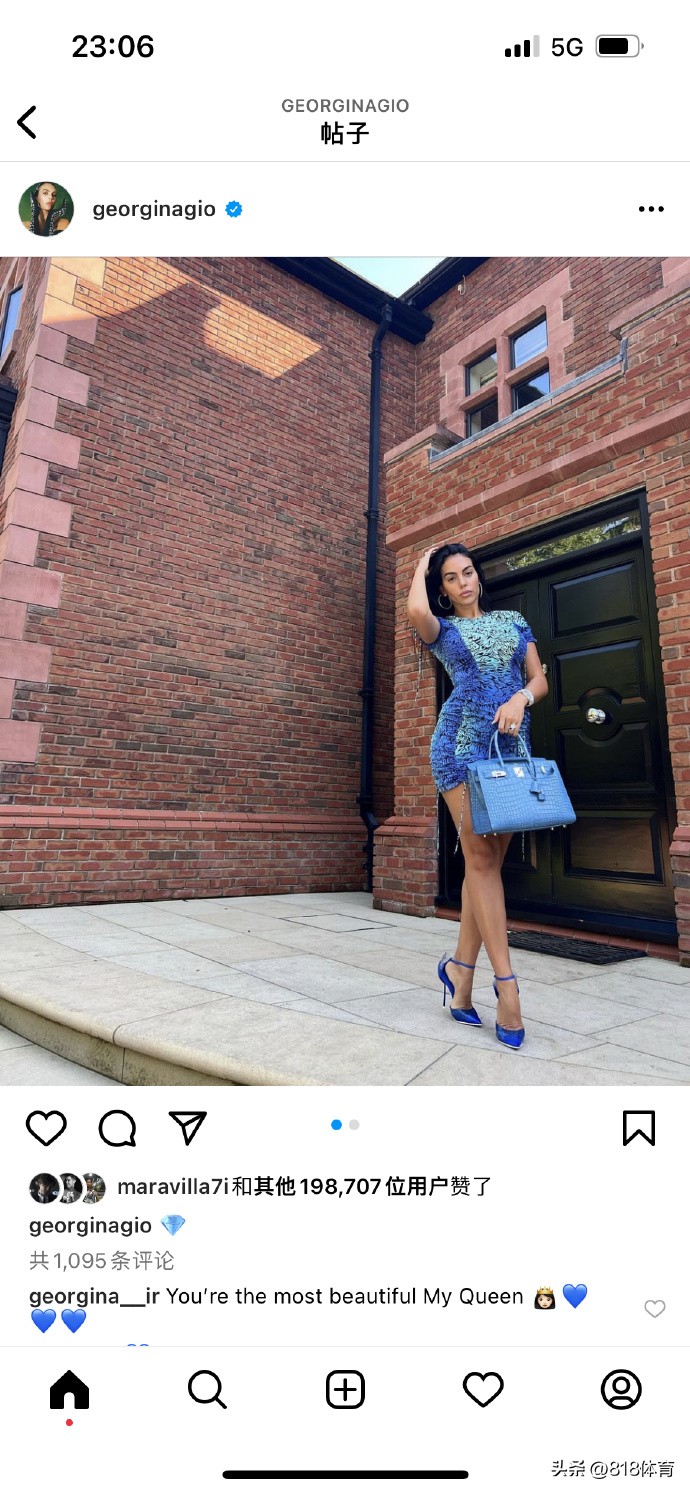 c罗女友爱马仕,c罗女友乔治娜包包