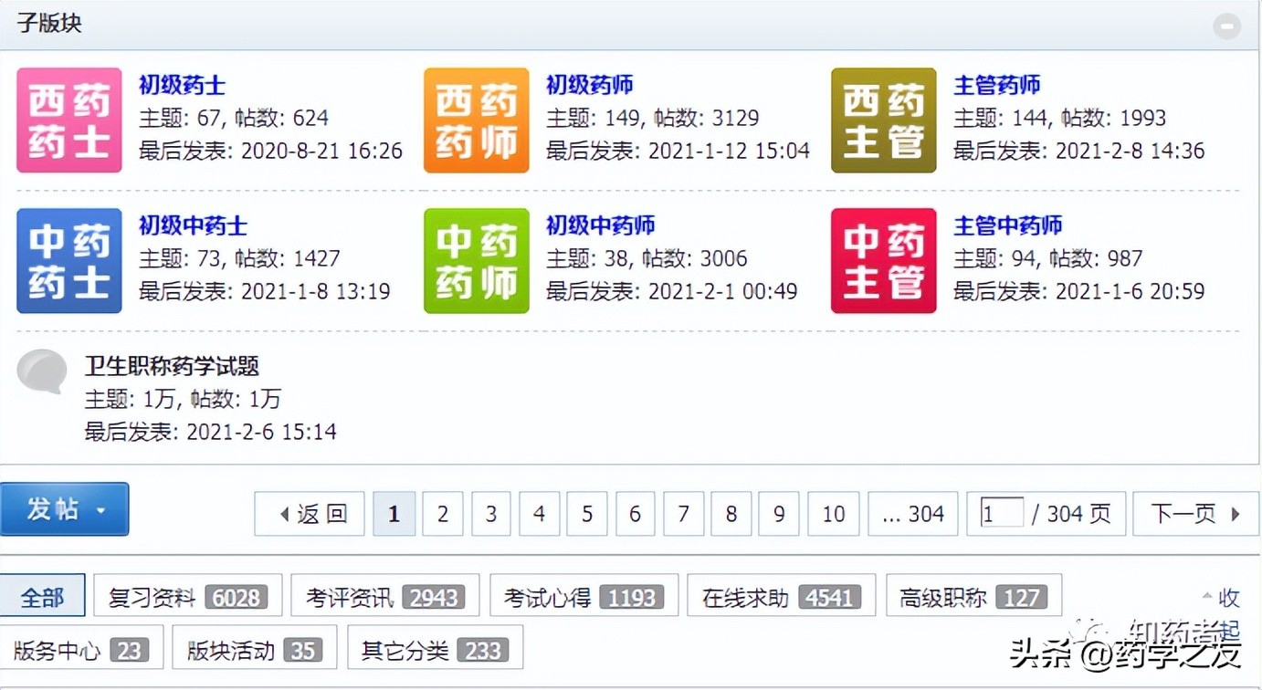 药学专业不得不知道的一些论坛