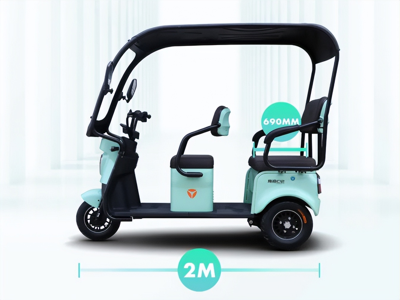 雅迪c12电动三轮车官网介绍,雅迪老年人三轮车