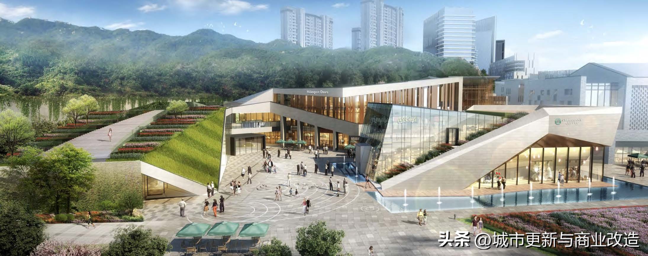 商业街区建筑设计平面图,商业街建筑设计手绘图