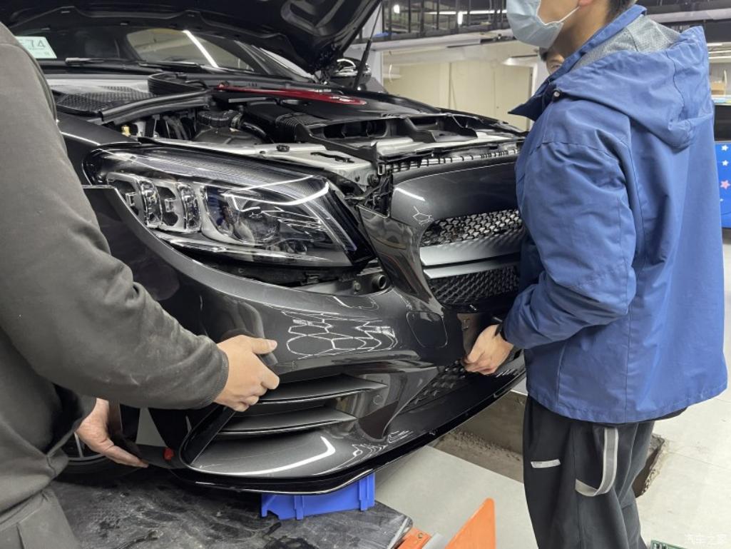 奔驰c43amgcoupe内饰改装,奔驰c43旅行版改装大包围