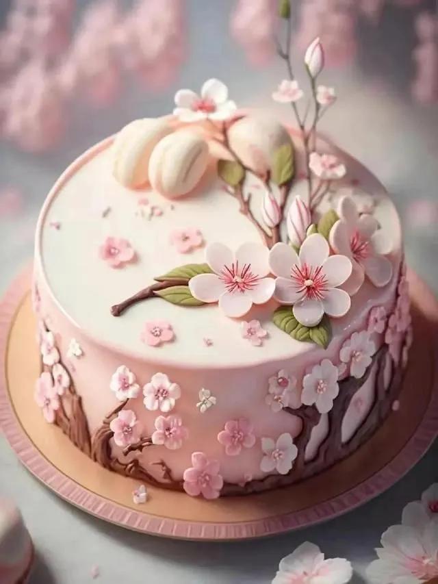 艺术蛋糕壁纸图片大全,蛋糕鲜花壁纸