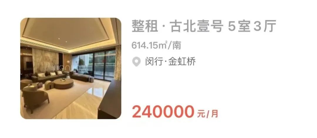 一个月三十万，能租到什么样的房子