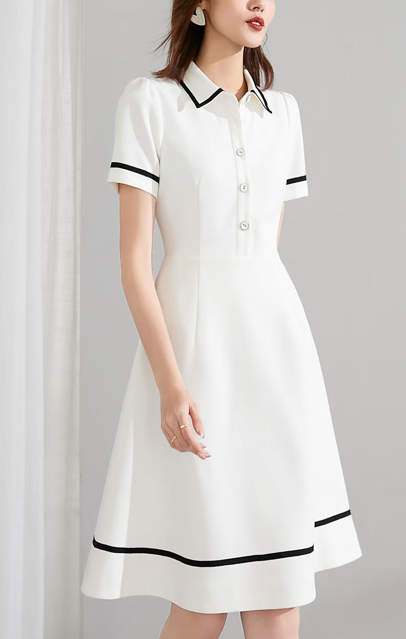 夏季温柔系小白裙,小白裙自带的清凉感和清新气质