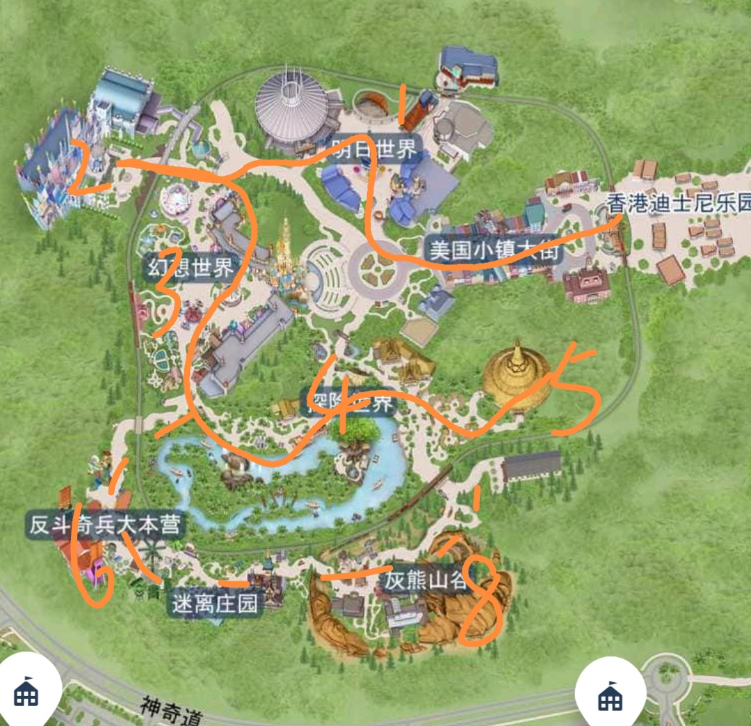 香港迪士尼和香港海洋公园哪个大,香港迪士尼过山车视频