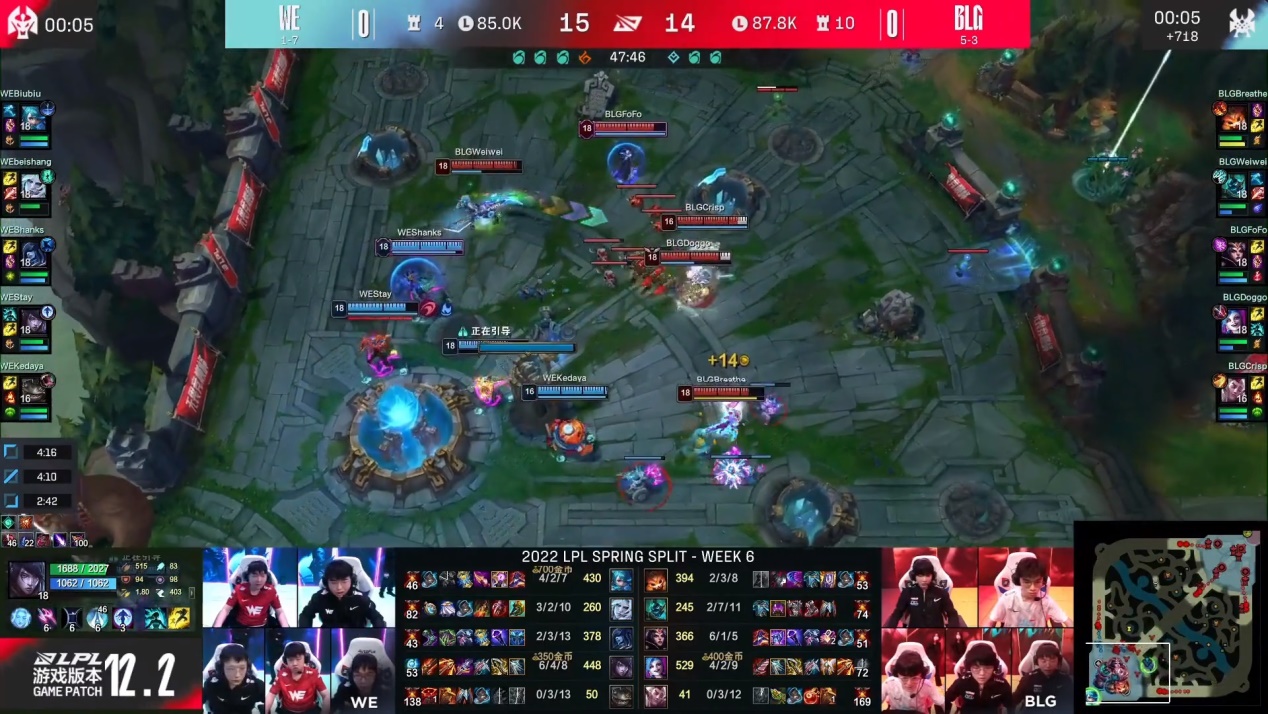 LPL最难看比赛诞生，六神格温48分钟不打团，观众直呼被恶心到了