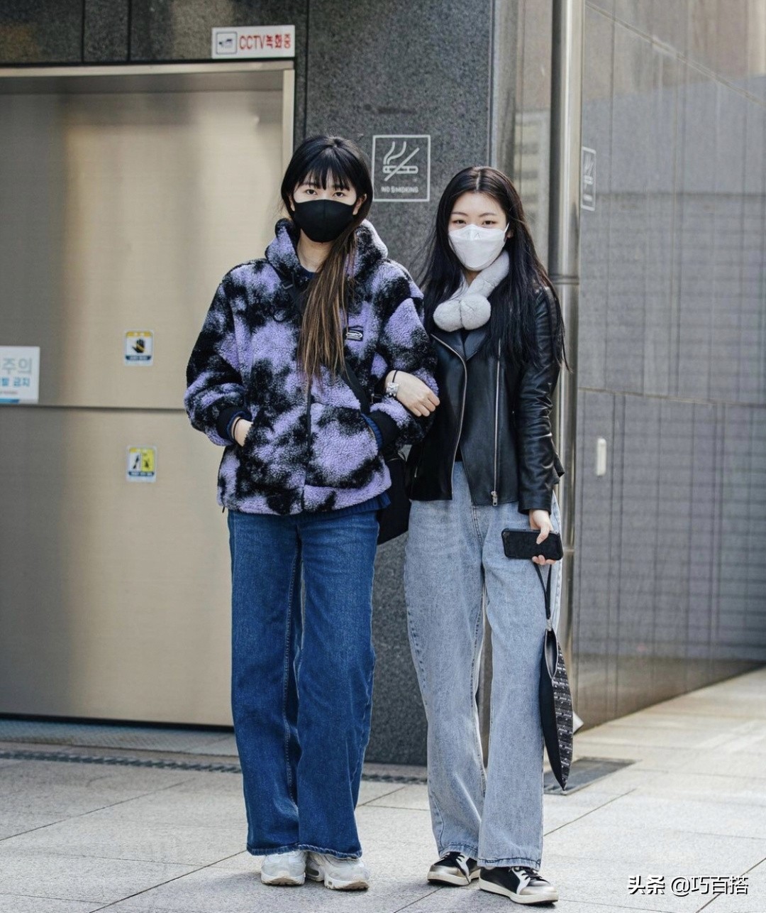 韩国穿搭街拍秋冬小个子,韩国街头穿衣搭配冬季街拍