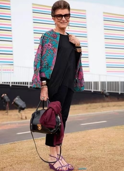 等我老了也要穿旗袍,欧美90岁老奶奶时尚打扮