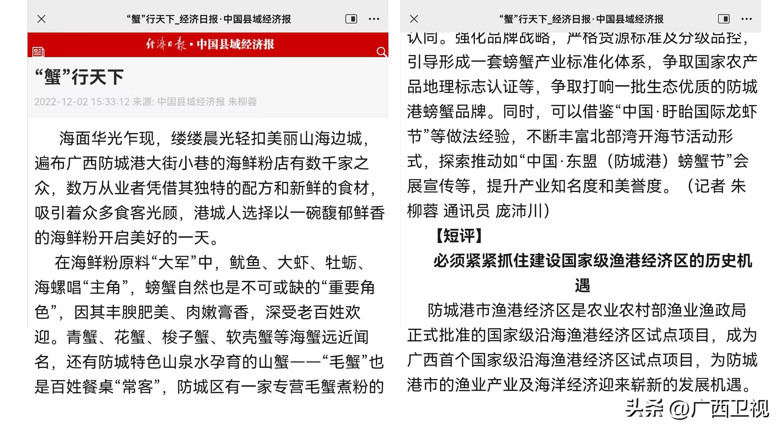 中央关注防城港,防城港央视新闻联播