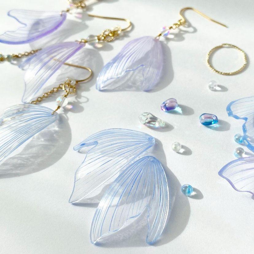 副业首选丨她用手作将春色锁在耳畔，百元一件，供不应求！