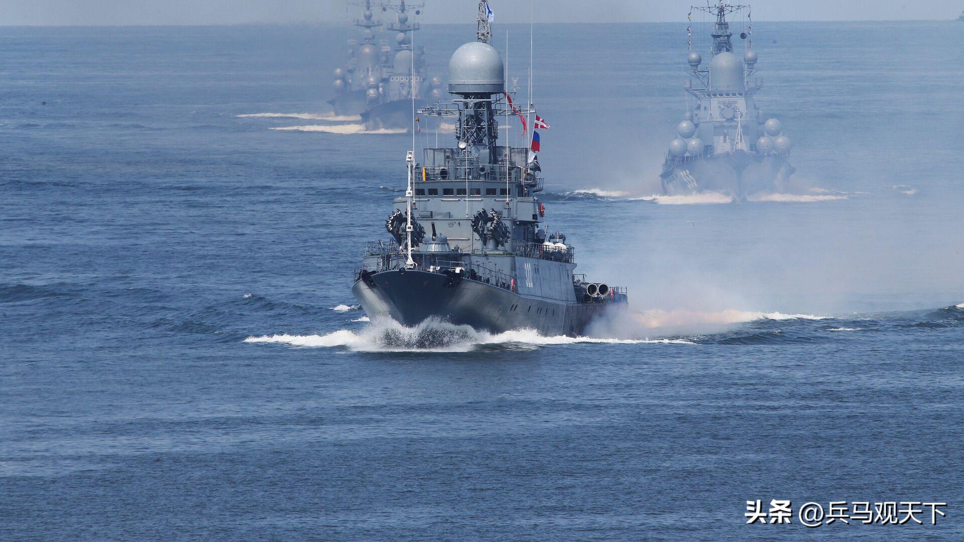 俄美军舰针锋相对的惊险时刻,美日出动三艘大舰演练