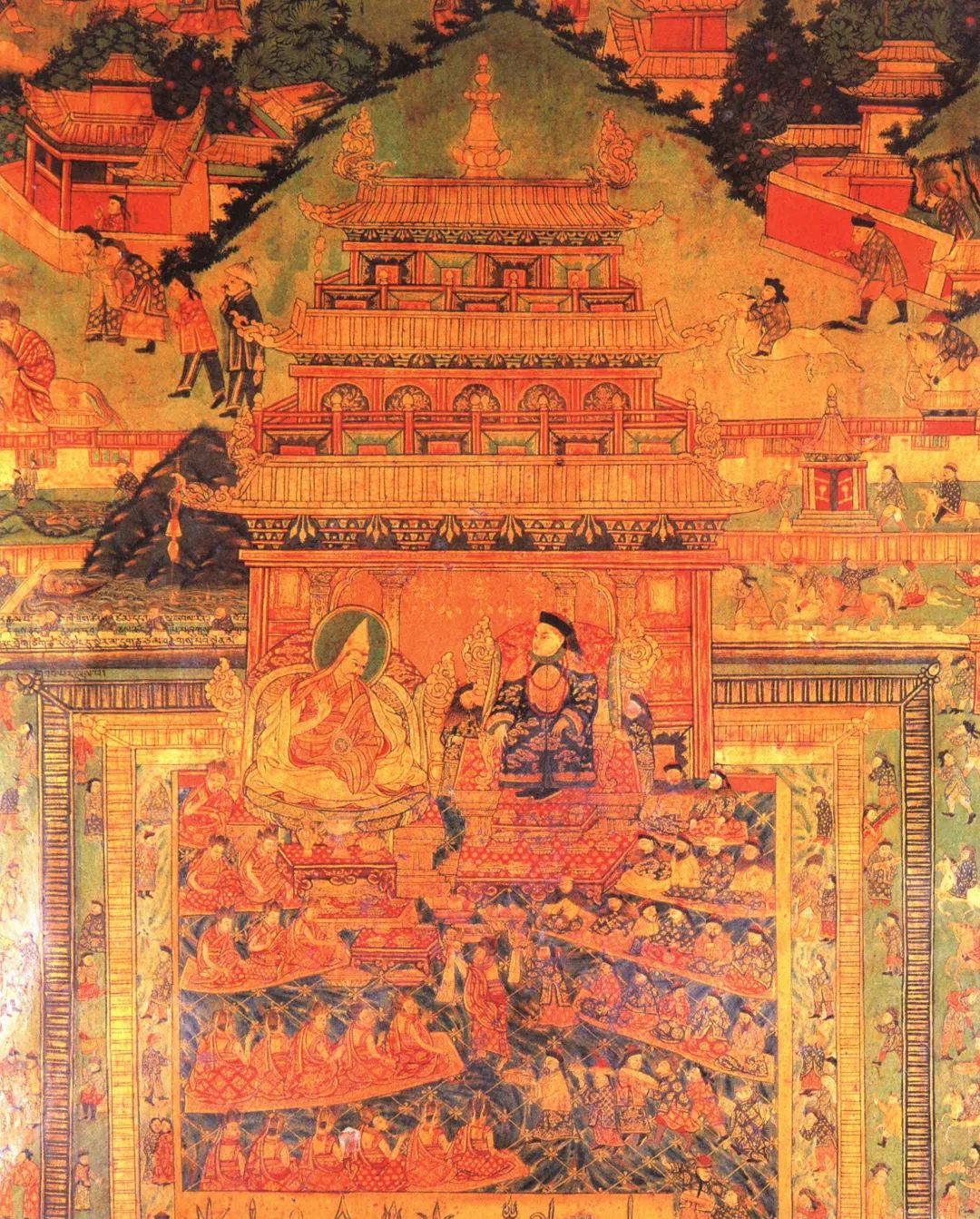 布达拉宫进去可以看到什么,布达拉宫夏天能看见雪山吗