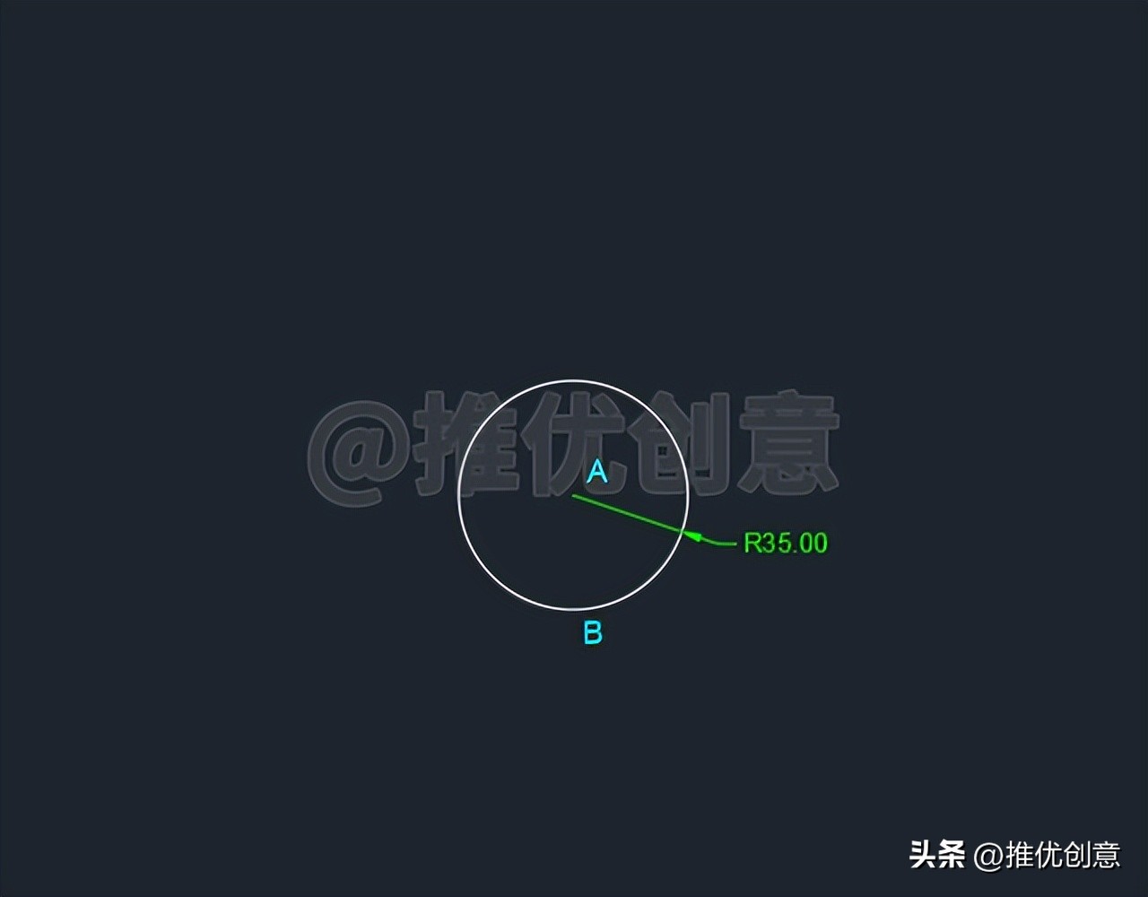 简单的水滴,cad制图水滴