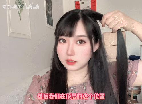 波浪卷发简单编发,晚上编发一夜变人鱼卷发