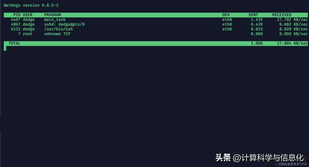 linux查看网卡流量情况命令,linux实时查看网卡流量命令