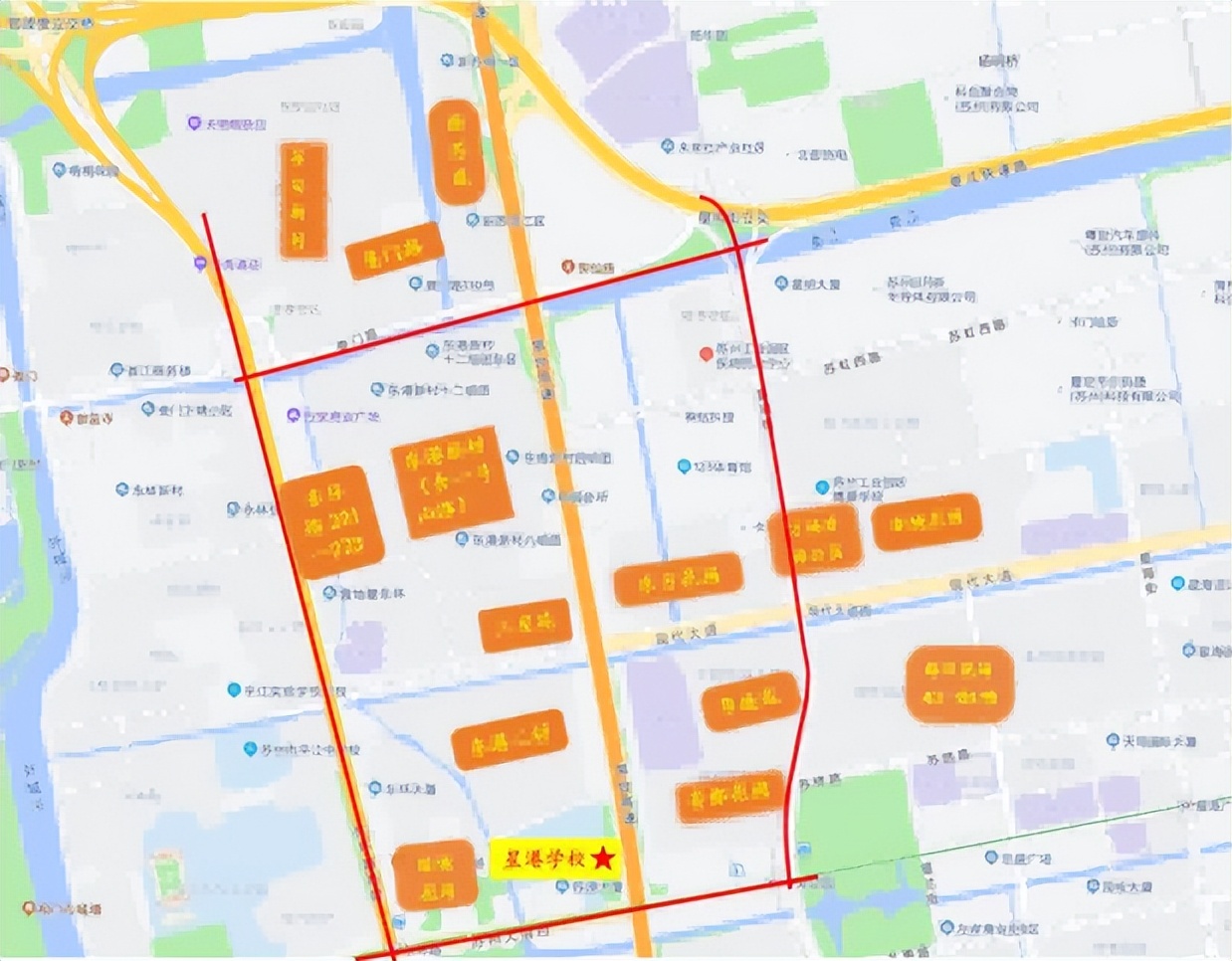 苏州施教区学区划分,2021年苏州中小学学区划分