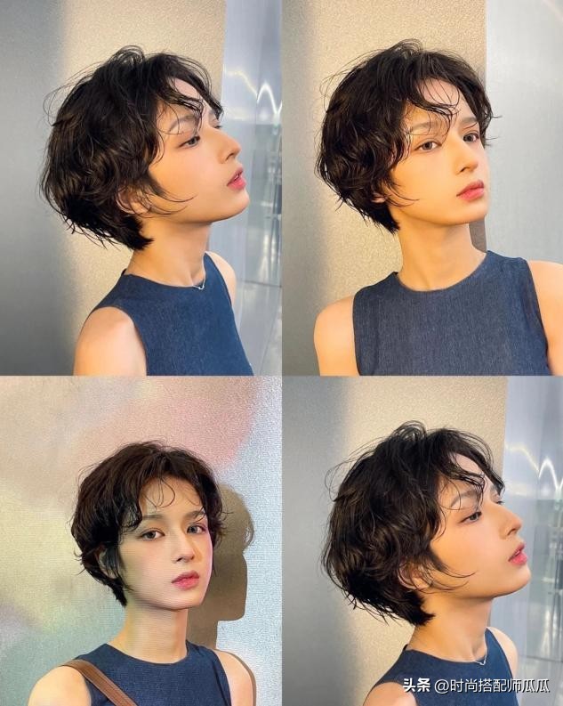 脸圆黑长直怎么烫发尾好看,慵懒烫发2022年最适合女神的烫发