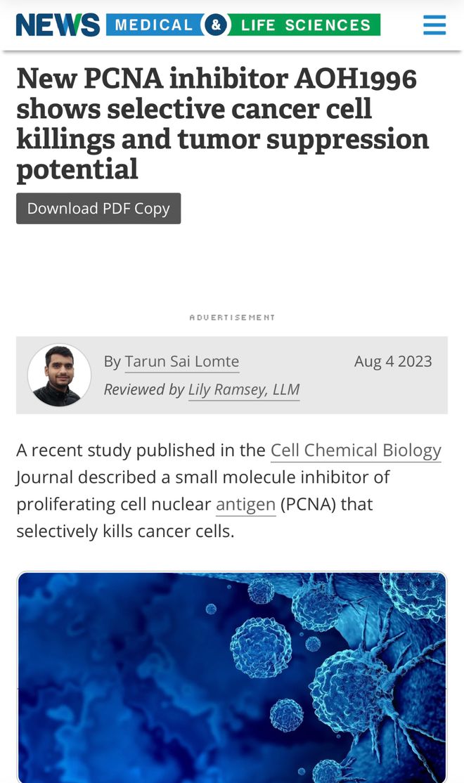 实体瘤抗癌新药,能杀死所有实体瘤的神药要来了吗