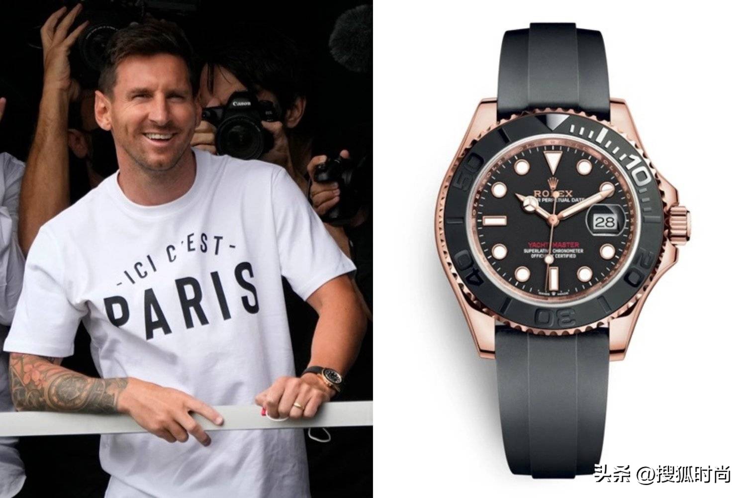 梅西来北京穿搭,梅西来北京带的什么表