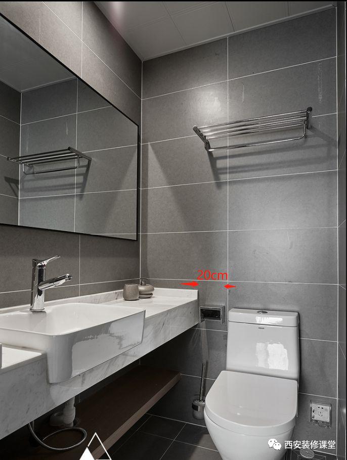 小尺寸卫生间装修效果图,卫生间干湿分离装修效果图尺寸