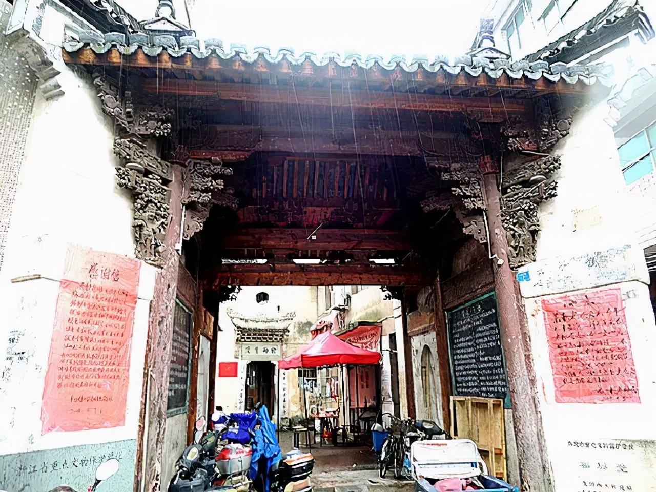 东阳古村落哪个最美,东阳歌山画水公园一角