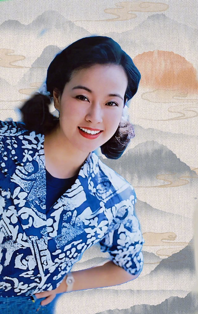 刘晓庆年轻最美照片,八十年代家喻户晓的大美女刘晓庆