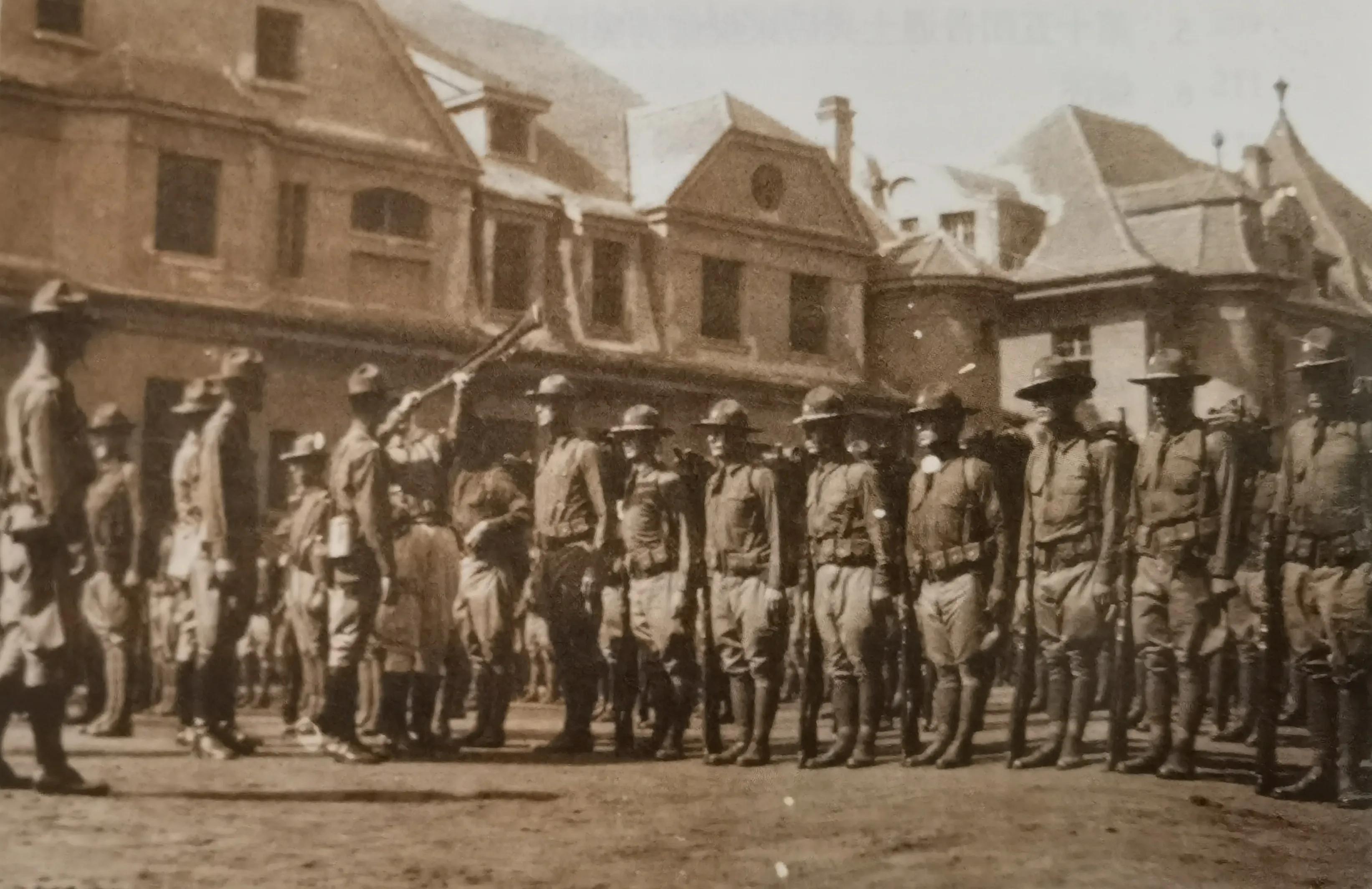 天津原意大利兵营,天津美国兵营老照片