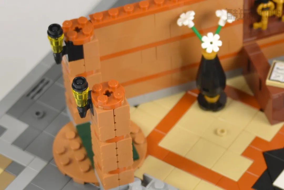 乐高街景巴黎转角内部细节,乐高转角精品酒店开箱视频