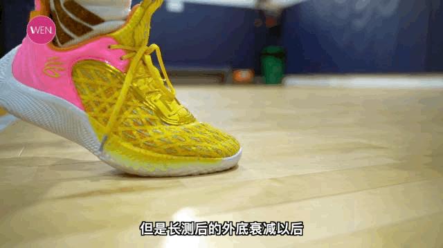 库里上脚新球鞋库里9,库里上脚9代战靴