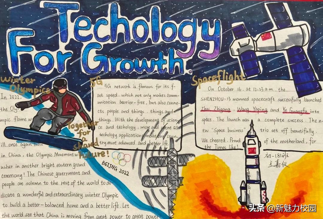 南京一中实验学校首届科技节实践活动之语数外物等学科作品展