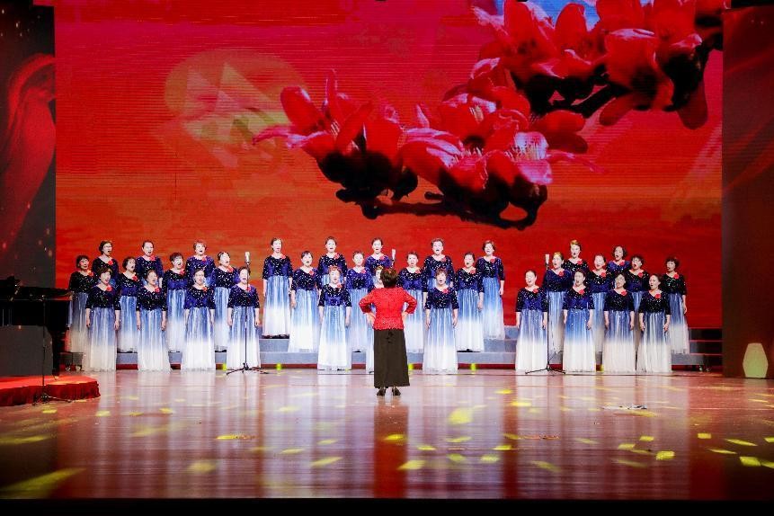 北京通州漷县合唱团表演,通州区机关文艺汇演