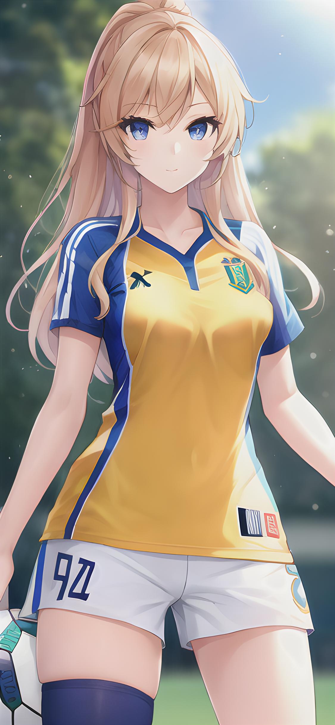 ai绘画萌新,ai画的足球运动员