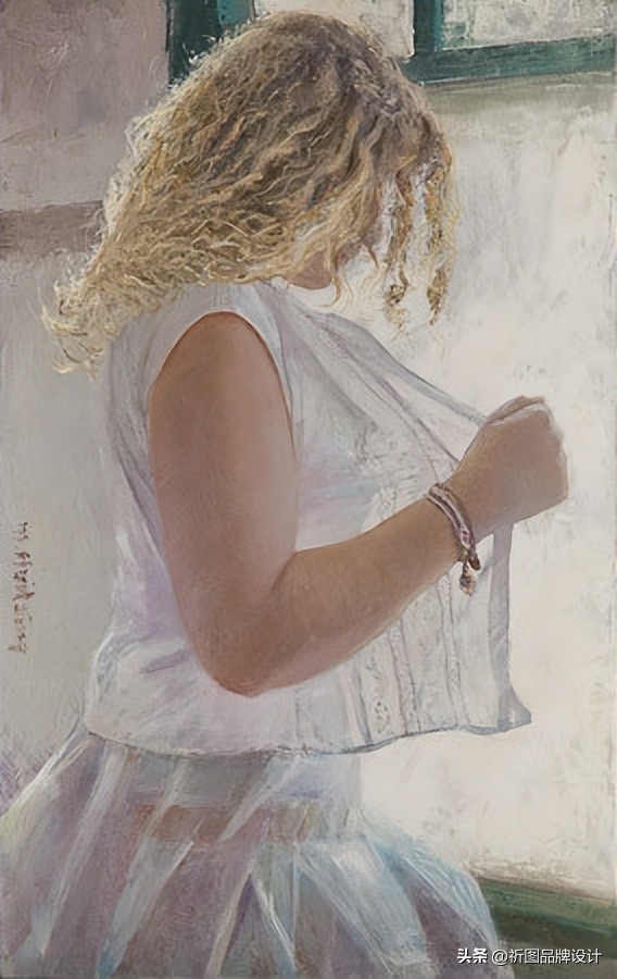 欧洲艺术家唯美人物肖像油画,荷兰画家古典静物油画作品欣赏