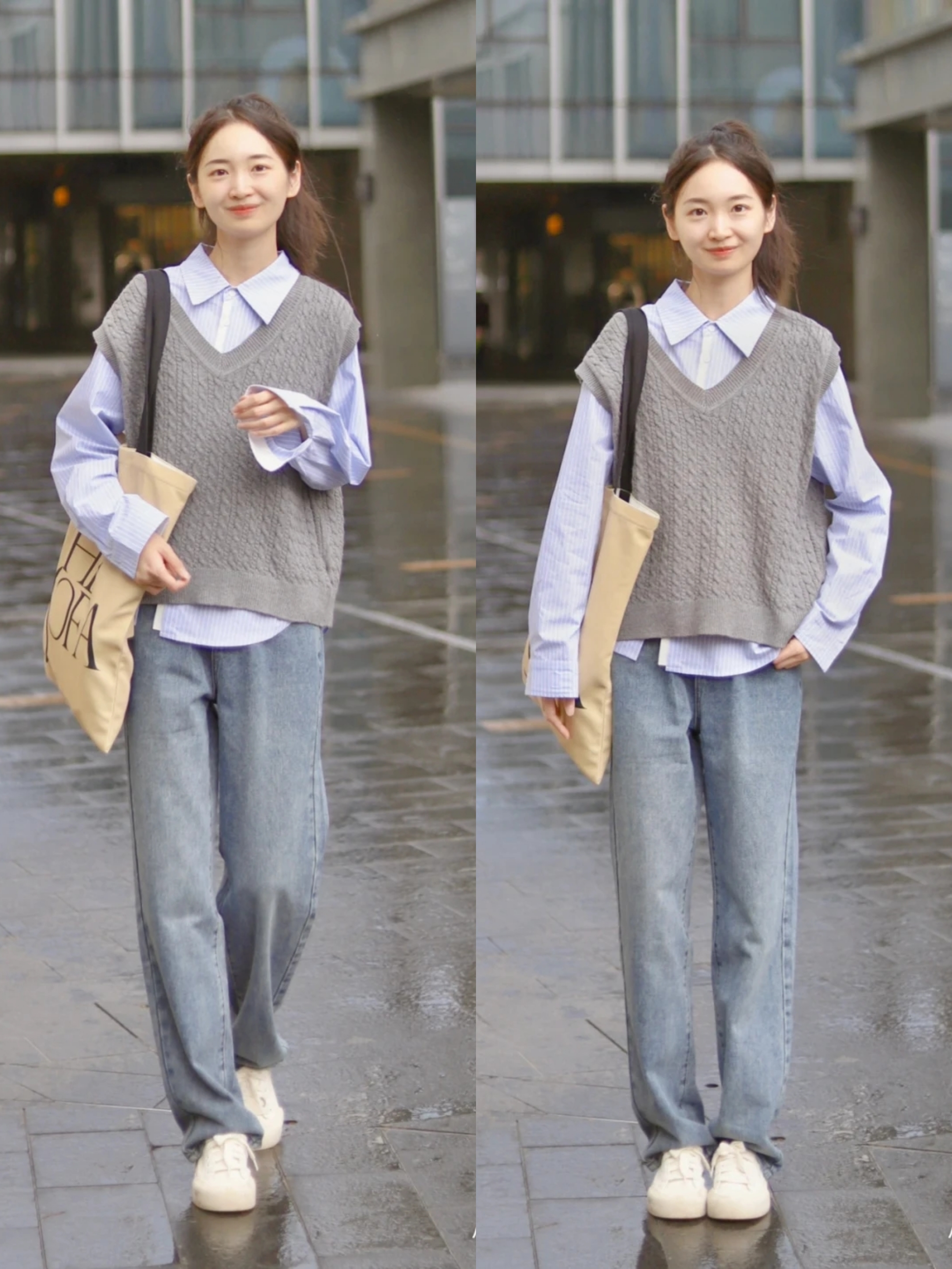 厚衬衣外穿的多种穿法,外穿白衬衫穿法夏季