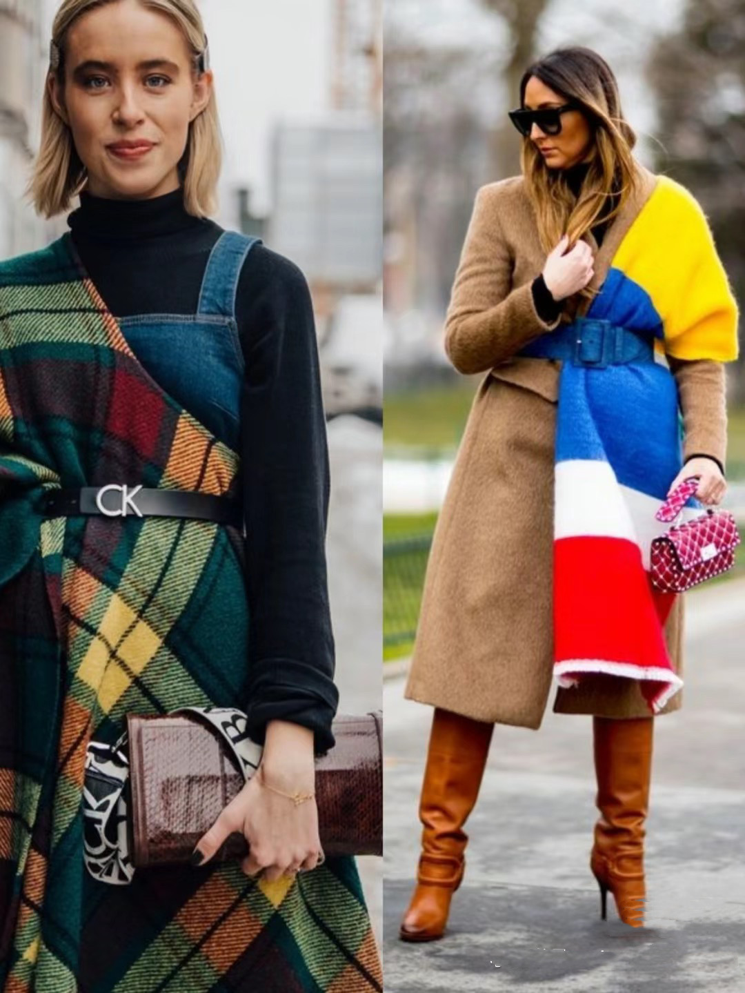 4种围巾系法秋冬超实用1分钟学会,围巾女2022年秋冬围巾