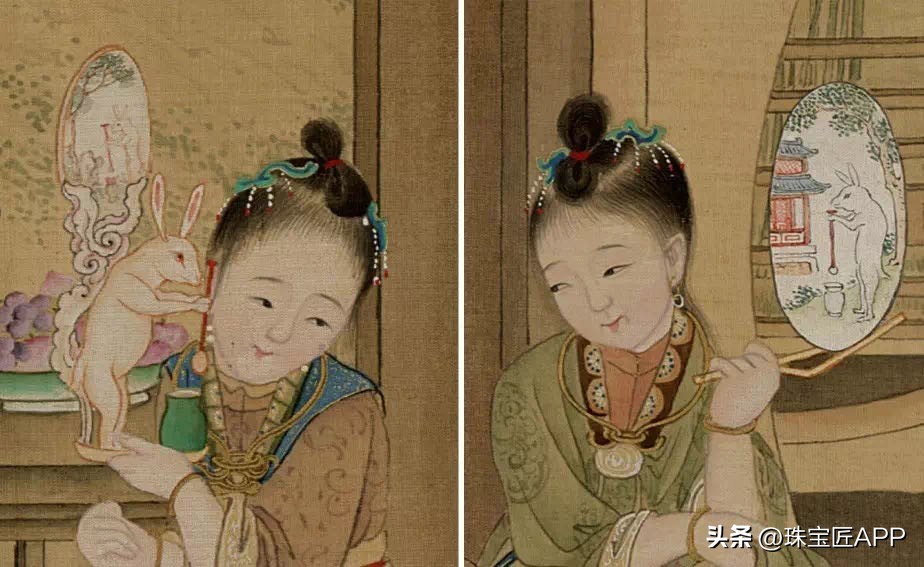 中国传统兔纹样图案,兔子传统纹样