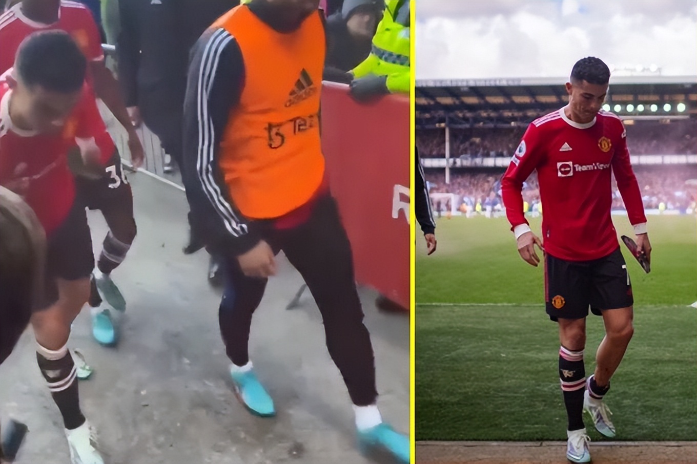 佩佩被红牌罚下c罗反应,罗纳尔多被红牌罚下