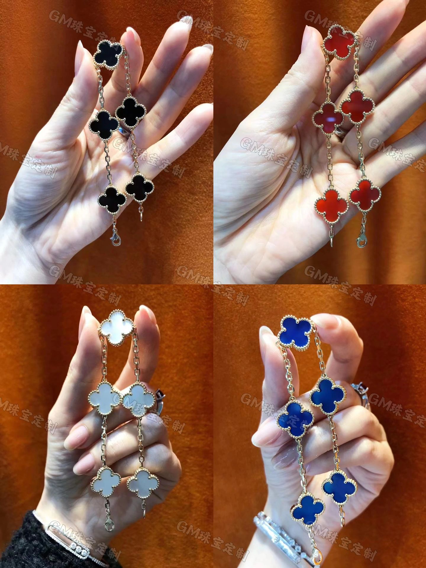 梵克雅宝四叶草手链哪款好,梵克雅宝四叶草手链实拍照片