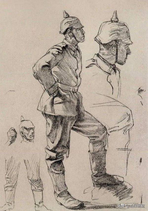 德国素描大师，康波夫严谨的素描