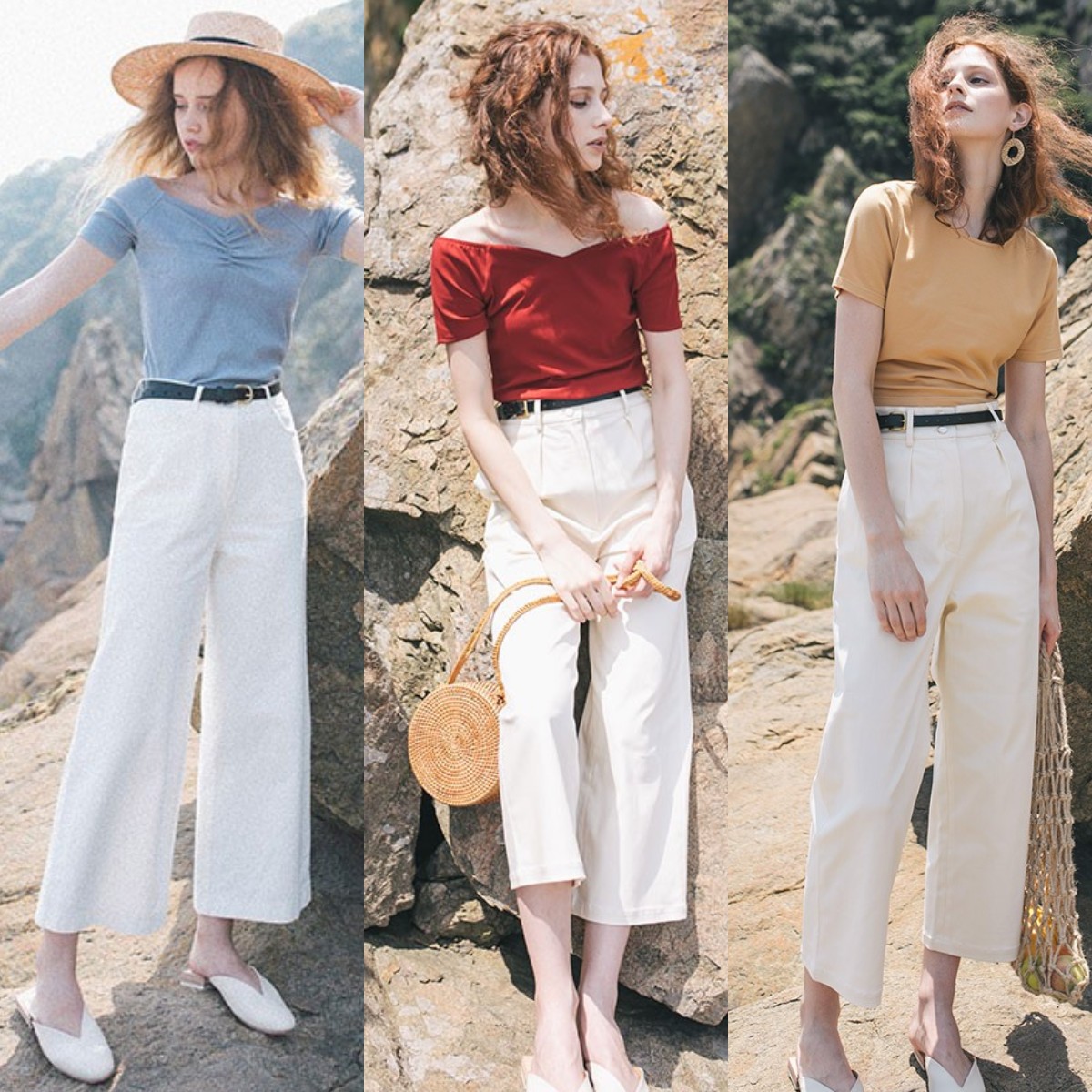 宽松大t恤怎么搭配裤子显瘦,中长款t恤搭配什么裤子穿好看