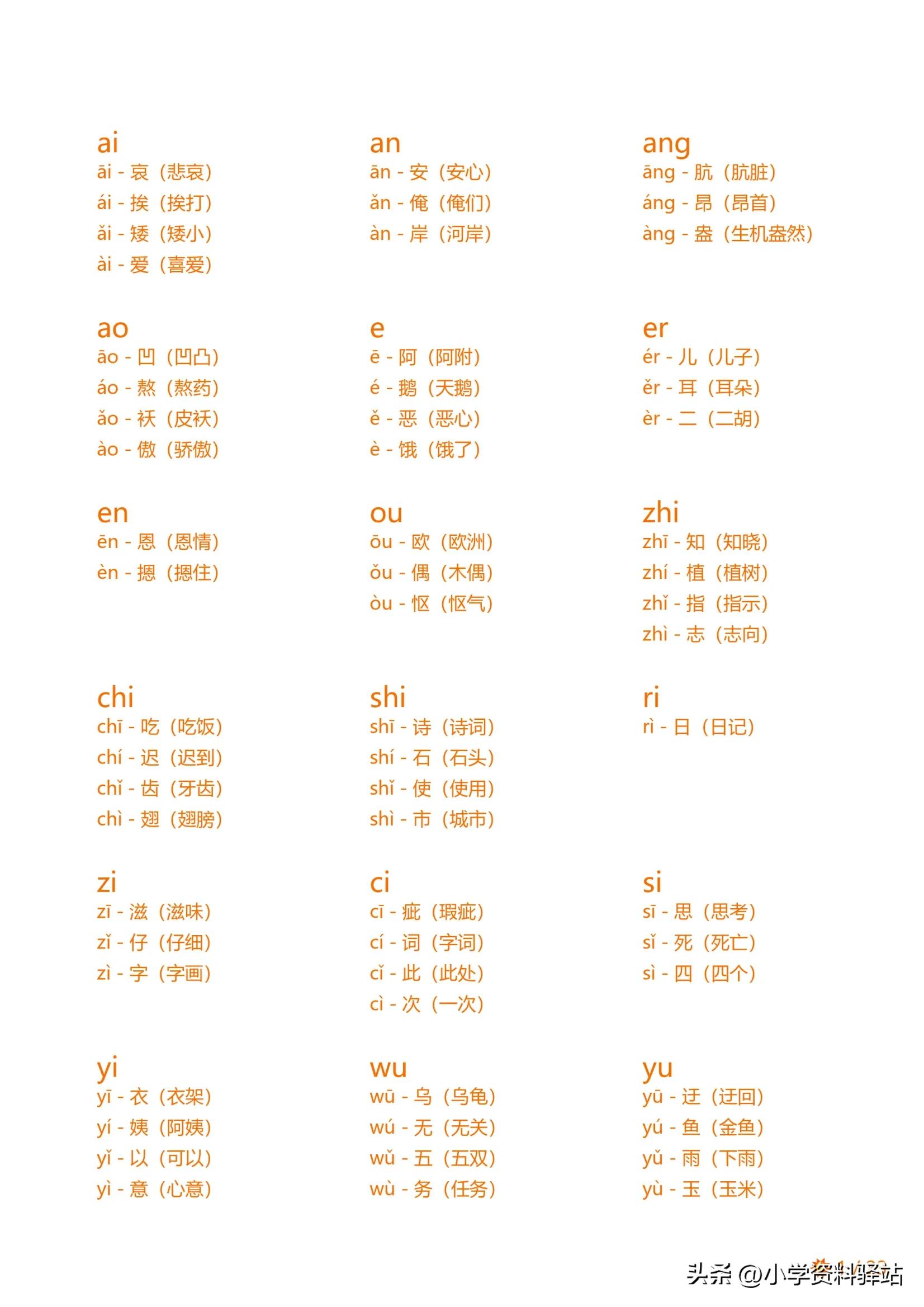 幼小衔接拼音拼读练习,拼音教学幼小衔接拼音歌
