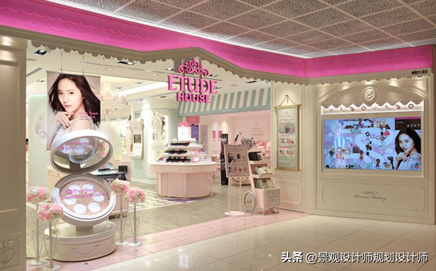 化妆品店小黑板设计,化妆品店设计案例分享