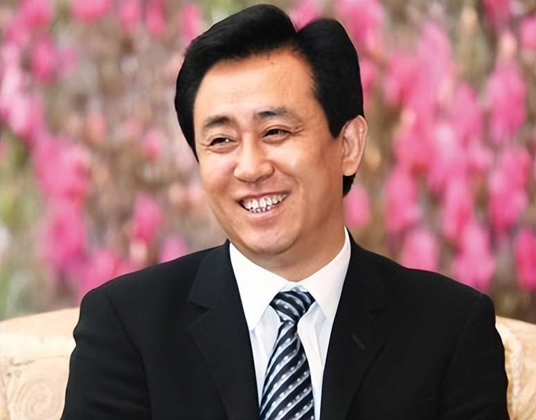 许家印老房子的一副对联,许家印对联花开富贵