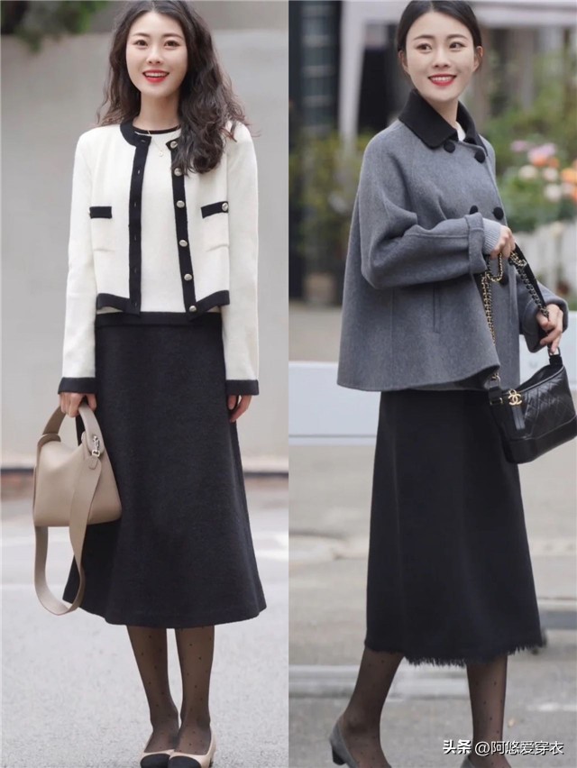 开春穿搭女连衣裙大码,文艺风连衣裙搭配打底裤