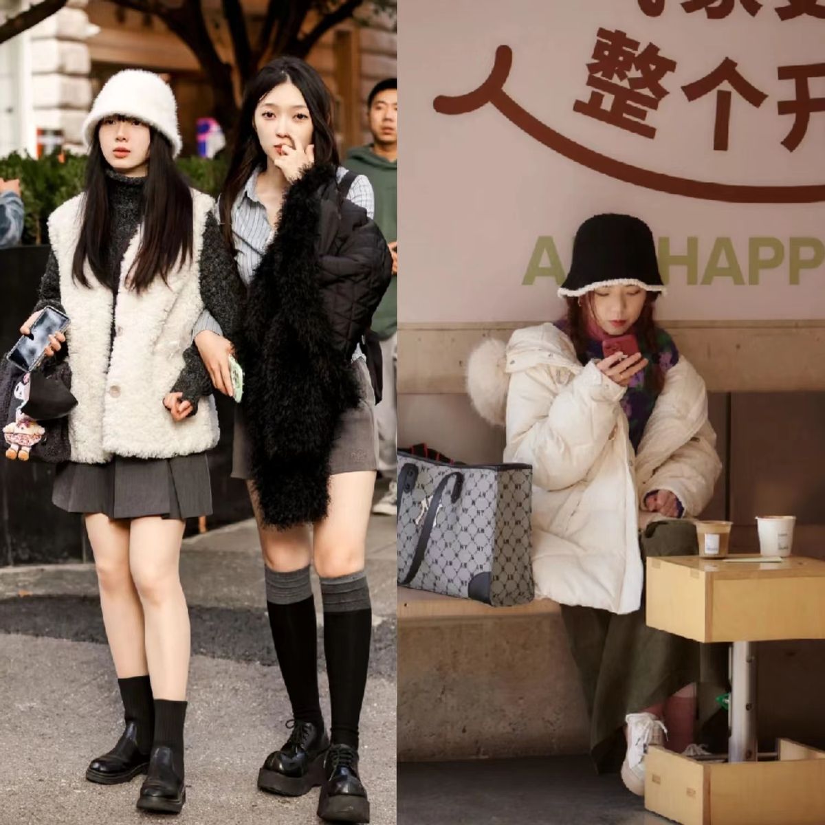 上海女生才是“戴帽子”高手，每一套既优雅又显贵，见了都夸好看