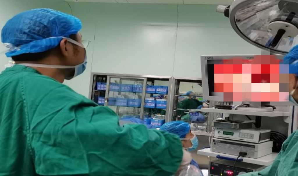 水矿医院器械科,单孔腹腔镜无痕手术