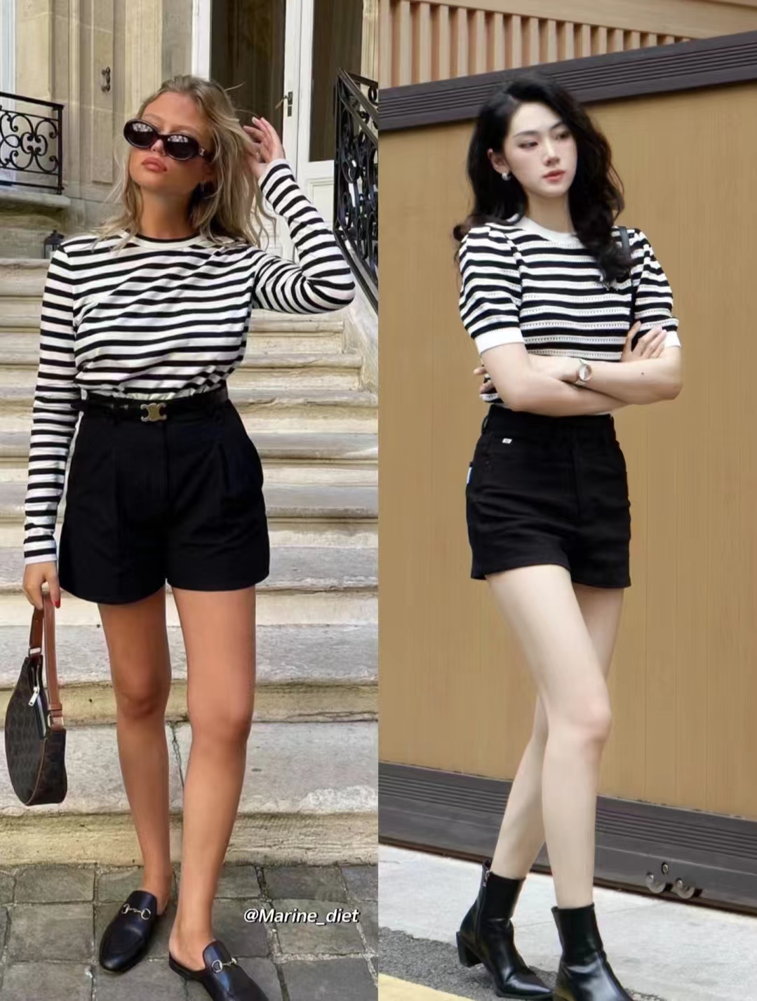 短肥上衣怎么搭配下装图片,宽松秋季款短上衣如何搭下装