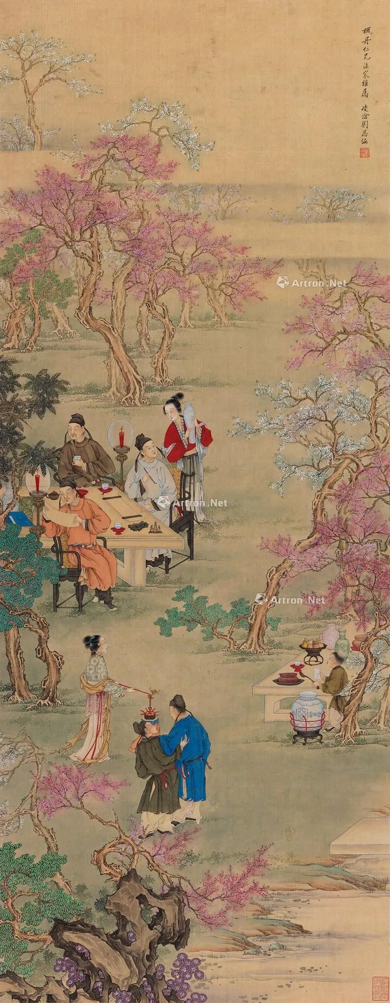 现代著名画家刘凌沧人物作品欣赏,刘凌沧中国工笔人物画技法