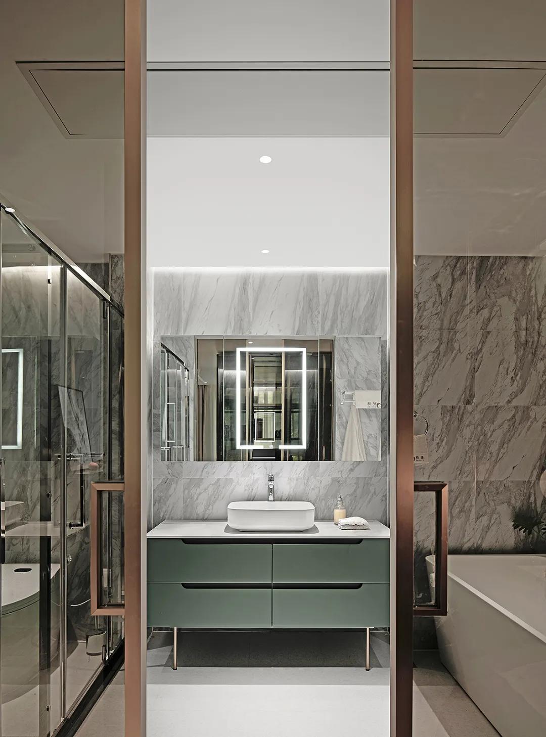 150㎡现代奢意公寓|清石设计