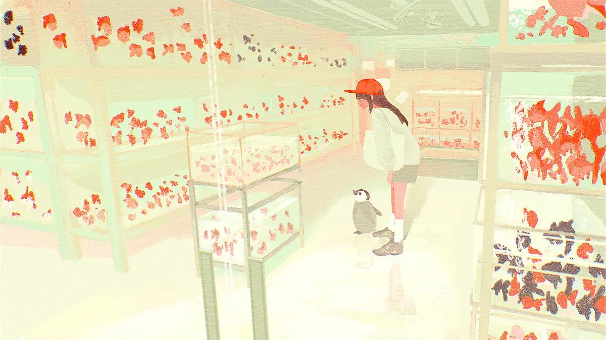 治愈风格壁纸,壁纸女生治愈可爱油画